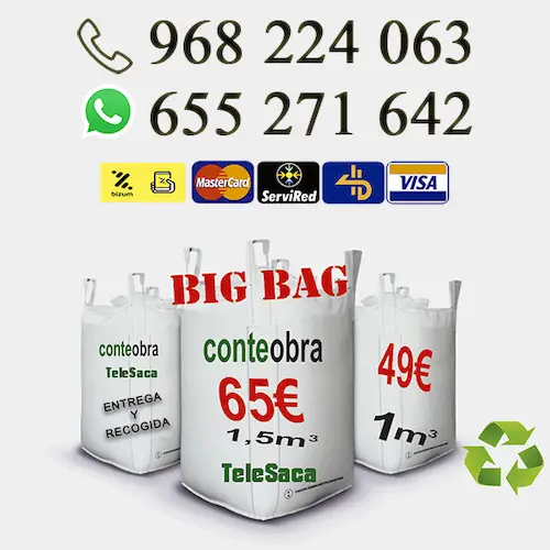 Sacas escombro en San Gines, El Palmar